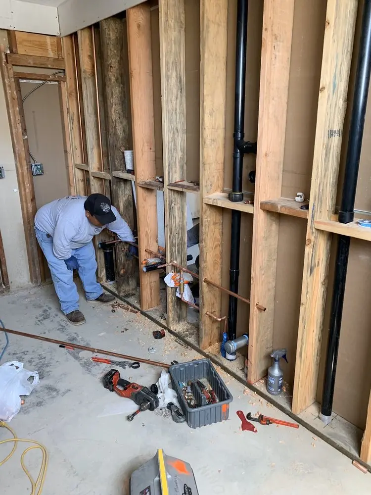 Commercial rough-in plumbing for Water Heater Replacement in Pukalani